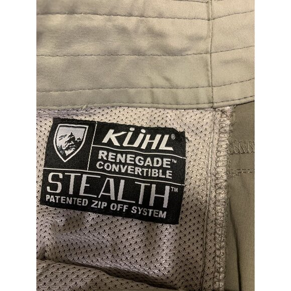 Kuhl 34X30 Renegade Convertible Hiking Outdoor Pants Stealth Zip-Off System - Picture 4 of 8
